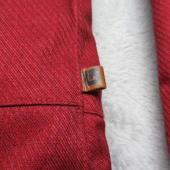 Burton Jet Set Jacket Women Large‎ Red Dryride Hood Waterproof FullZip Snowboard - Picture 9 of 16